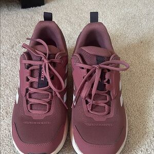 Adidas Terrex Maroon and Pink Sneakers